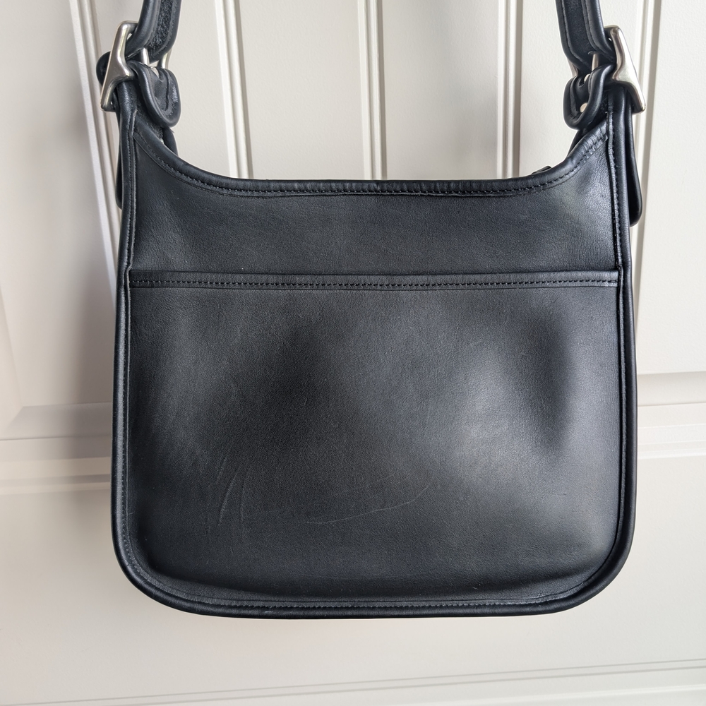 Vintage Coach Legacy 9966 Black Leather Shoulder Bag - Picture 2 of 6